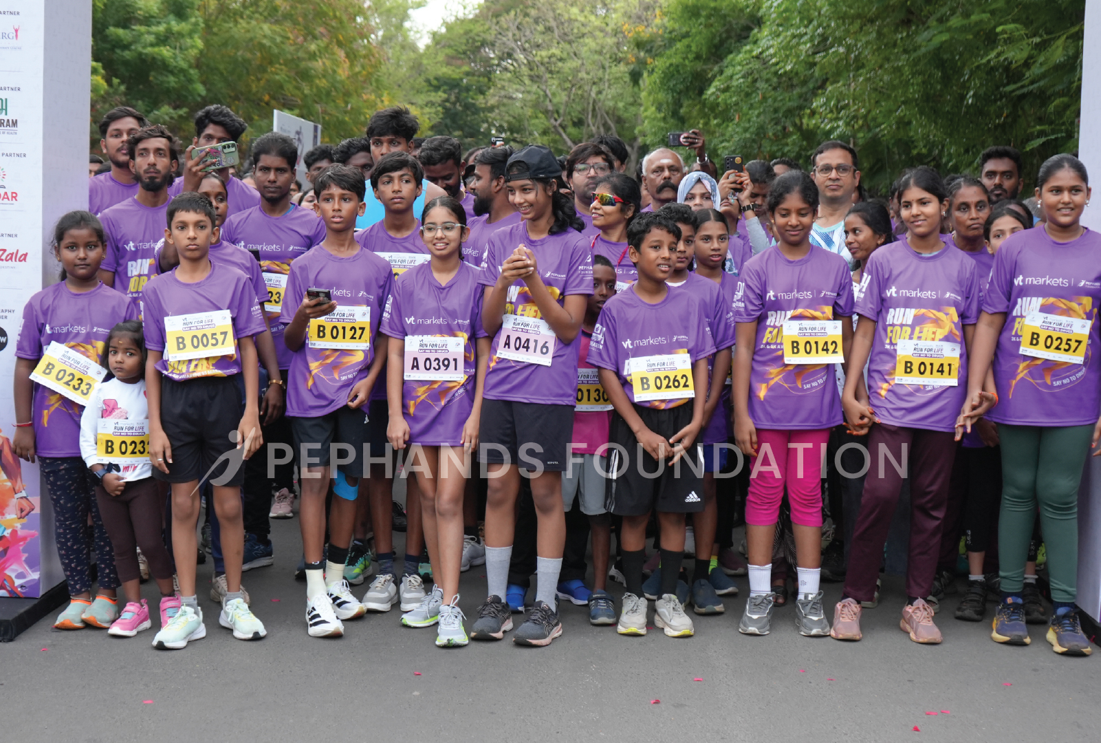 Run For Life 2026 Marathon Start Line Chennai - Anti Drug Awareness